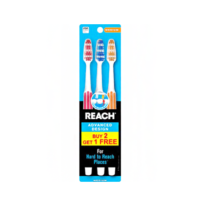 J&J Control Medium Toothbrush
