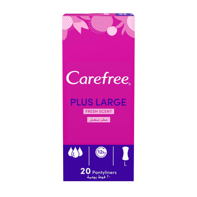 Carefree Plus Large 20Piece