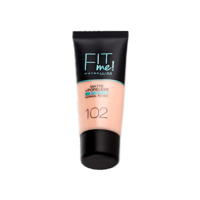 Maybelline  Matte liquid Fondation Fit Me 102