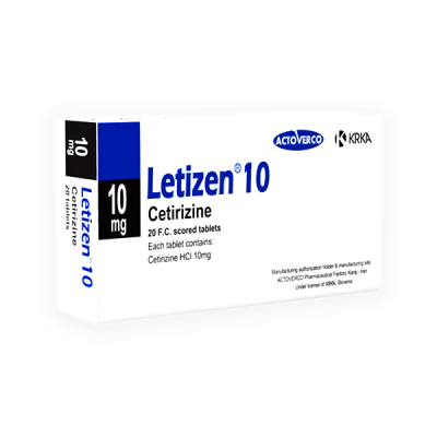 Letizen 10mg 20 Tablet