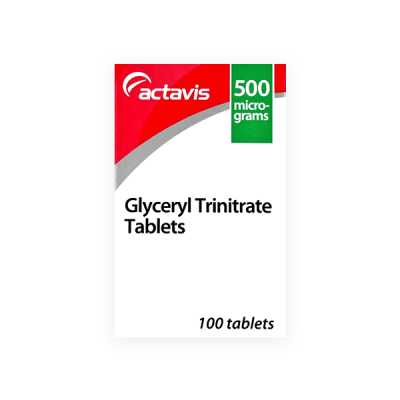 Glyceryl Trinitrate 500mg 100 Tablet (Actavis)