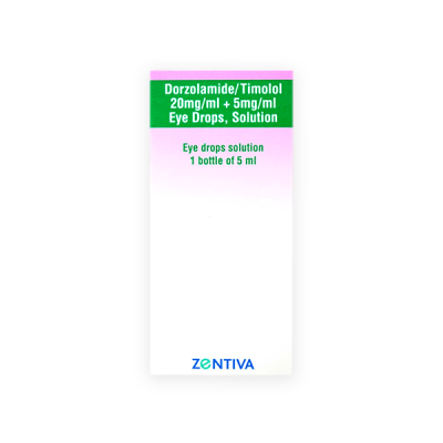 Dorzolamide 20mg/ml+5mg/ml 5ml Eye Drops