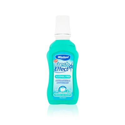 Wisdom Fresh Efect Alcohol Free Mouthwash 300ml