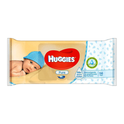 Huggies Wipes Pure 56Piece