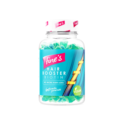 Fine's Hair Booster Biotin 60 Gummies