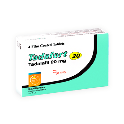 Tadafort 20mg 4 Tablet