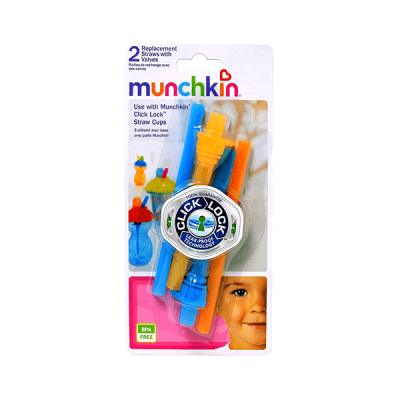 Munchkin Click Lock Replacement Straws with Valves