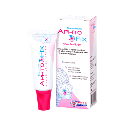 Aphto Fix 10g Cream For Mouth Ulcers