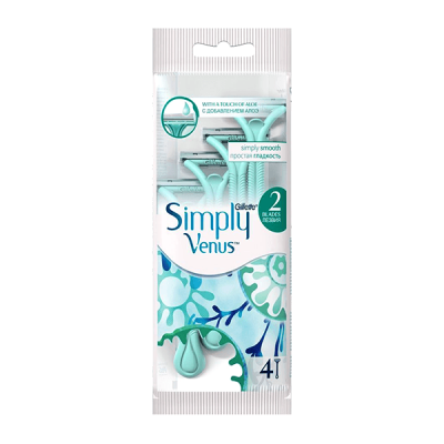 Gillette Simply Venus 2Blades 4Piece