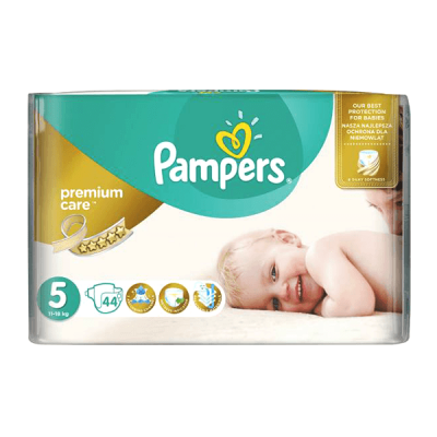 Pampers Premium#5 (11-18Kg)Medium 46Piece