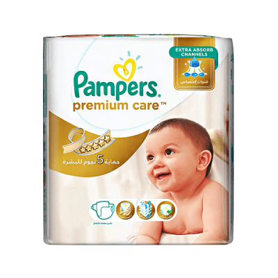 Pampers Premium#3 (5-9Kg)Large 62Piece