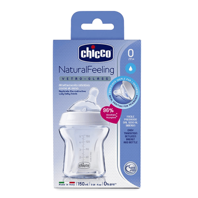 Chicco (150) Natural Feeling 0+ mo 150ml Bottle