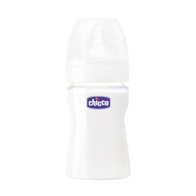 Chicco (235)Pure Glass Silicone Bottle 0+ mo 150ml