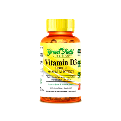 Green Field Vitamin D3 1000IU 100 Tablet