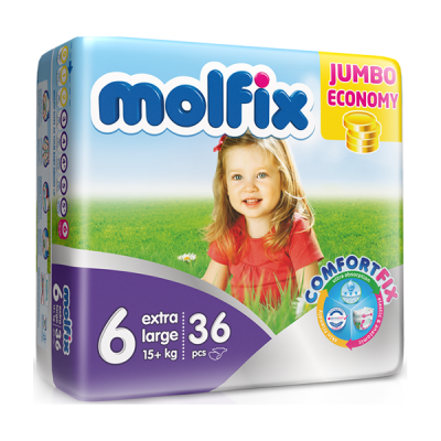Molfix Large #6 (15+Kg) 39 Piece