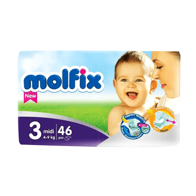 Molfix#3 (4-9Kg)Large 54Piece
