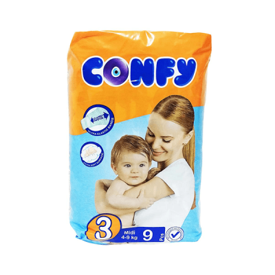 Confy #3 (4-9Kg) 36 Piece