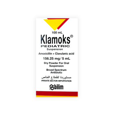 Klamoks Pediatric 156/31mg/ml 100ml Suspension