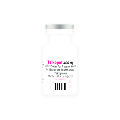 Teikopol 400mg Injection Vial+Ampoule