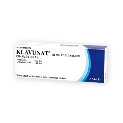 Klavunat 625mg 10 Tablet