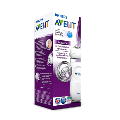 Avent (Scf696/17)Natural Bottle 3+ mo 330ml