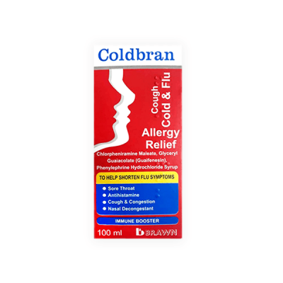 Coldbran Plus 100ml Syrup