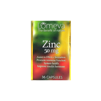 Lomeva Zinc 50mg 36 Capsule