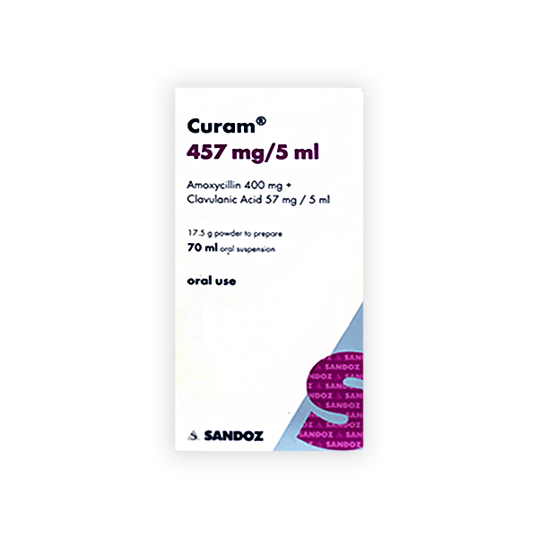 Curam 457/5mg/ml 70ml Suspension
