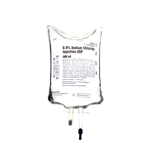 Serum Sodium Chloride 0.9% 500ml Viaflex Bag