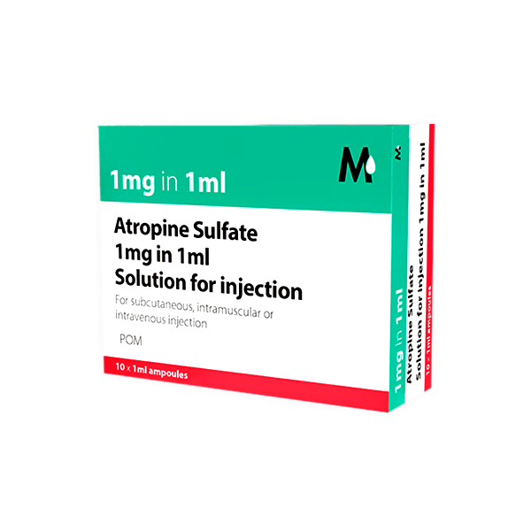 Atropine Sulfate 1mg/ml Ampoule