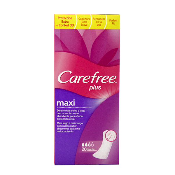 Carefree Maxi Large 20Piece (Red)