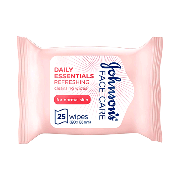 Johnson Refreshing Normal Facial Wipes