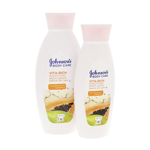 J&J Body Care Body Wash With PaPaya 400ml