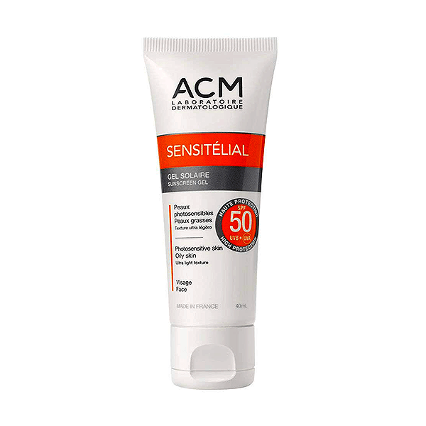 ACM (78)Sensitelial Ecran Solaire Spf 50+ Gel 40ml
