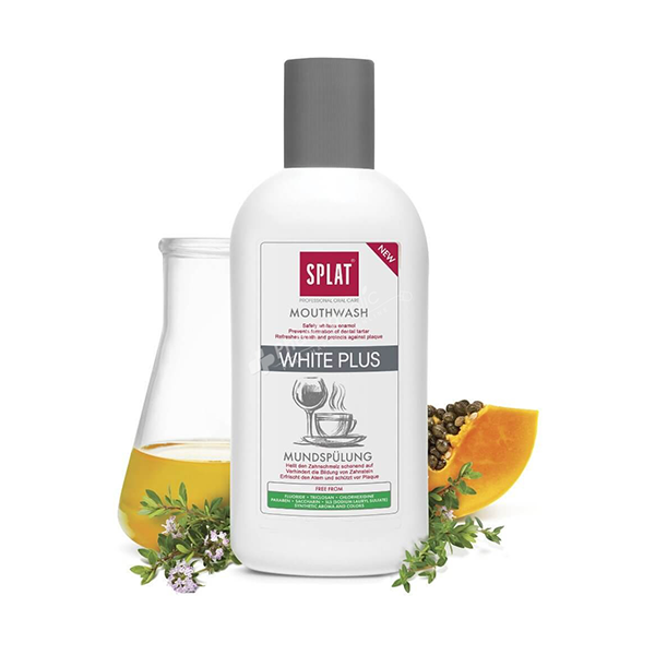 Splat White Plus Mouthwash 275ml