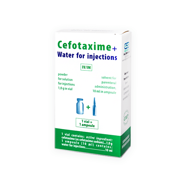 Cefotaxime-Darnitsa 1Vial+1 Ampoules