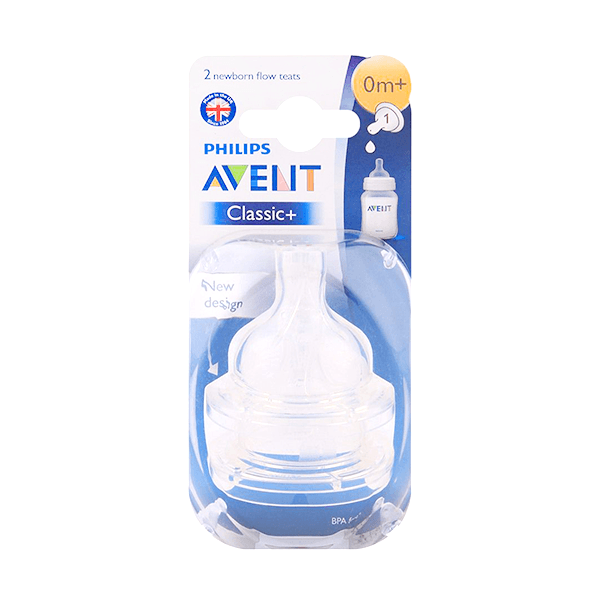 Avent (Scf631/27)Silicone Classic Teats 0+ mo