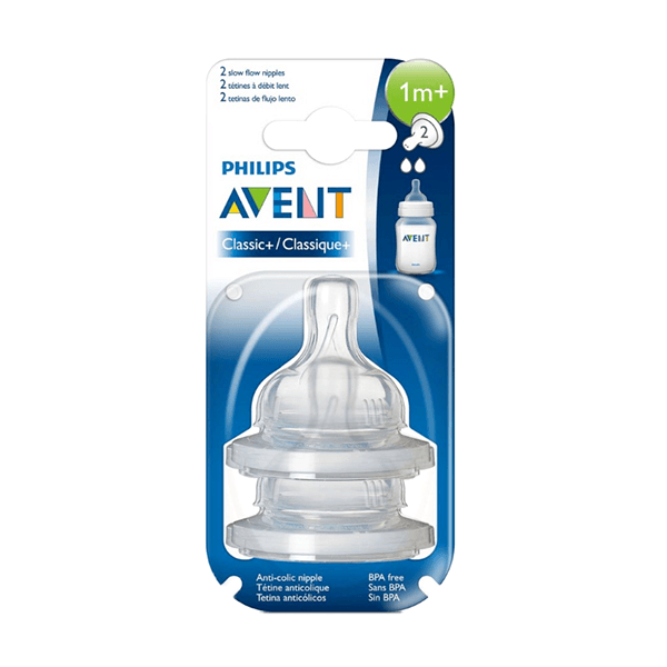 Avent (Scf632/27) Silicone Classic Teats 1+ mo