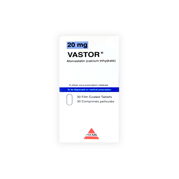 Vastor 20mg 30 Tablet