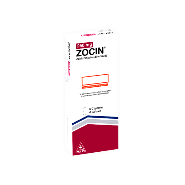 Zocin 250mg 6 Capsule