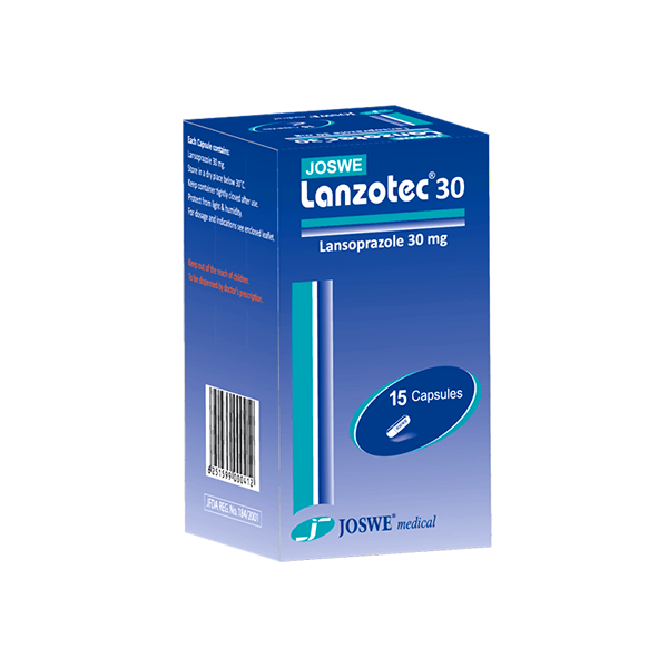 Lanzotec 30mg 15 Capsule