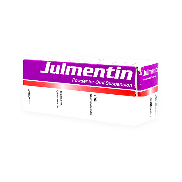 Julmentin 156/5mg/ml 100ml Suspension