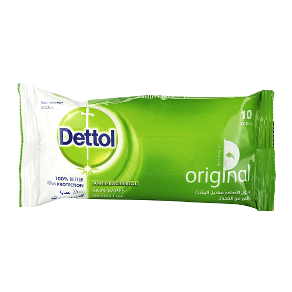 Dettol Antibacterial Wipes 10Piece
