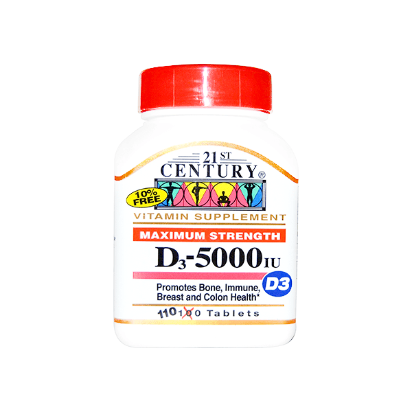 21 Century D3-5000 30 Tablet