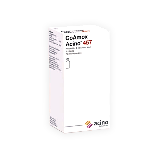 Coamox-Acino 457mg 70ml Suspension