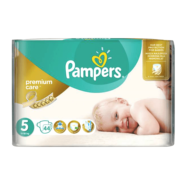 Pampers Premium#5 (11-18Kg)Medium 46Piece
