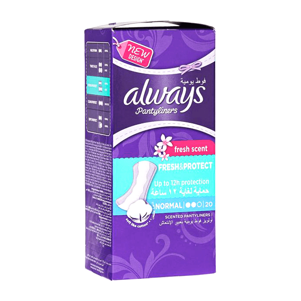 Always Fresh Scent Comfort Normal 20Piece