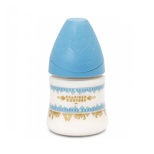 Suavinex (131) Bibrone Silicone Blue 150ml (0+ mo)