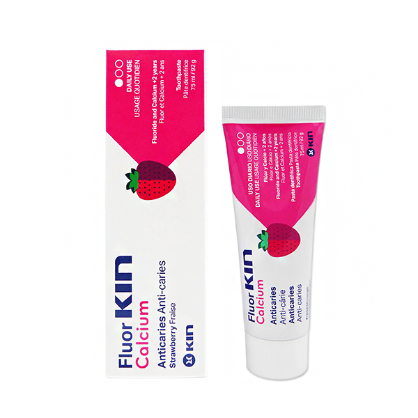Kin Fluor Calcium (Strawberry) 75ml