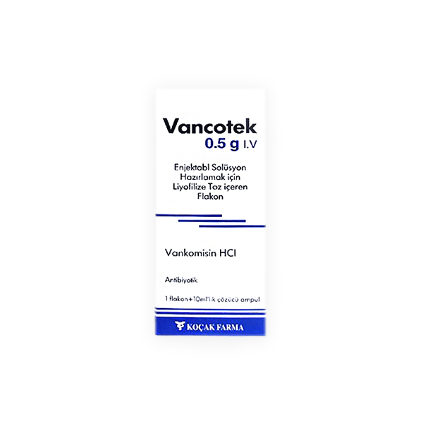 Vancotek 500mg I.V 1 Vial 